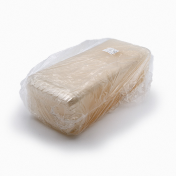 Paquete de 150 pzs bandejas para alimentos 191x132x22 mm  400 ml  13,5 g PLA transparente