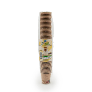 61762 50 pcs cups diam. 57 mm  80 ml  2,7 g C/PAP brown