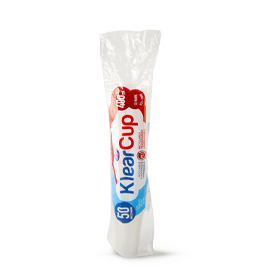 Confezione di 50 pz bicchieri diam. 85 mm 400 ml 7,5 g PET trasparente