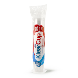 Confezione di 50 pz bicchieri diam. 78 mm  300 ml  5,5 g PET trasparente
