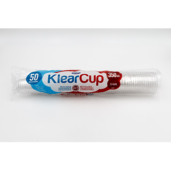 62261 50 pcs cups diam. 78 mm  350 ml  6,5 g PET transparent