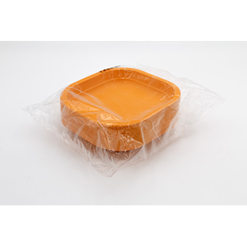 70984 50 pcs heat sealable trays 180x180x25 mm   11,5 g PP orange