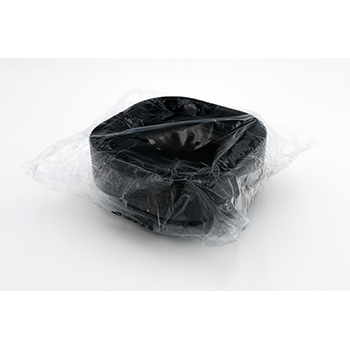Paquete de 50 pzs bandejas termosellables 180x180x35 mm   13,5 g PP negro