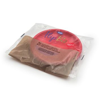71575 20 pcs dessert plates diam. 165 mm   6,5 g MATER-BI red