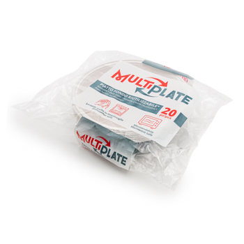 71593 20 pzs platos hondos diam. 210 mm   14 g PP blanco
