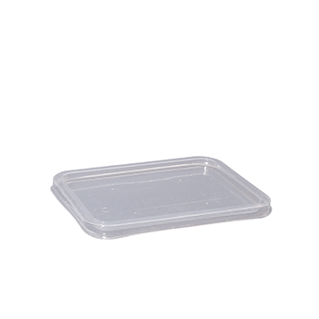 30012 100 pcs lids for deli-food containers 130x96x6 mm   3,5 g RPET transparent a