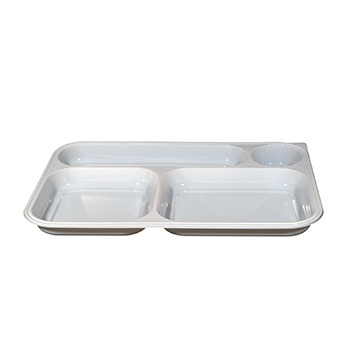 30064 50 pcs meal trays 355x235x28 mm   35 g PS white