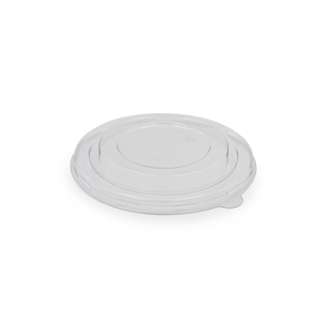 Una sola pieza de 50 pzs tapas para bandejas para alimentos diam. 218 mm   10 g PET transparente