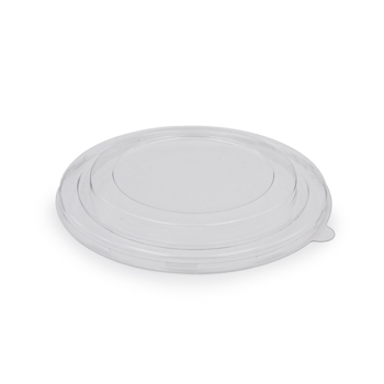 Una sola pieza de 50 pzs tapas para bandejas para alimentos diam. 184 mm   11 g PET transparente