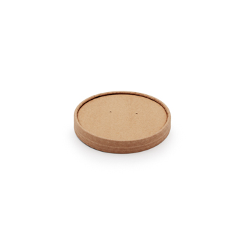 30723 50 pcs lids for deli-food containers diam. 116 mm   12,5 g C/PAP brown