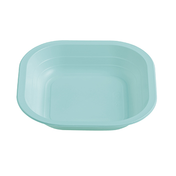 70981 50 pcs heat sealable trays 180x180x35 mm   13,5 g PP sky blue