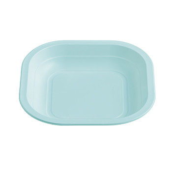 70983 50 pcs heat sealable trays 180x180x25 mm   11,5 g PP sky blue