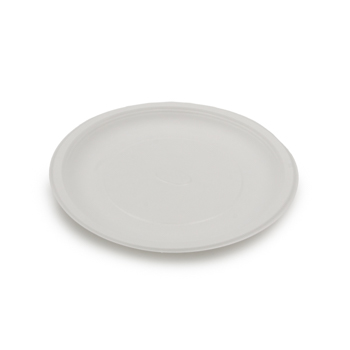 71427 20 pcs assiettes plates diam. 210 mm   8 g C/PAP blanc