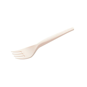 Singolo pezzo di 20 pz forchette 165 mm 4 g MATER-BI bianco