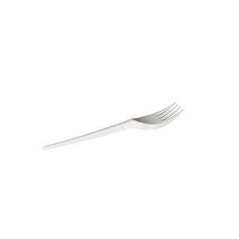 Una sola pieza de 25 pzs tenedores 175 mm   4,15 g PLA blanco