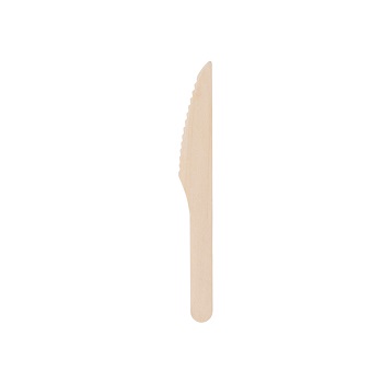 Una sola pieza de 20 pzs cuchillos 160 mm   2,5 g WOOD marrón