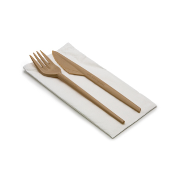 Singolo pezzo di 1 pz posate assortite 175 mm 8,8 g BIO-COMP. bianco