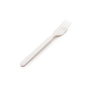 81081 25 pz forchette 180x25x12 mm   5,41 g CPLA bianco