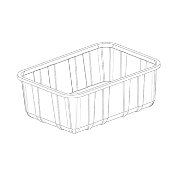 51514 B39 180x130x75 mm RPET trasparente 13g